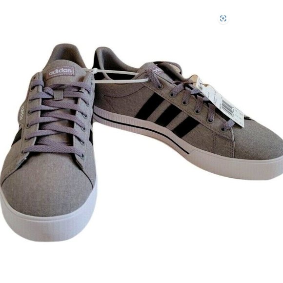 adidas Shoes Adidas Daily 3 Grey Canvas Skate Style Shoe Mens Sizes